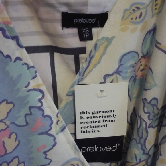 NWT Floral OAK Handmade Pastel Cottagecore Wrap Dress - Picture 7 of 11